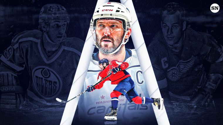 How close Alex Ovechkin is to breaking Wayne Gretzky's career goal record image