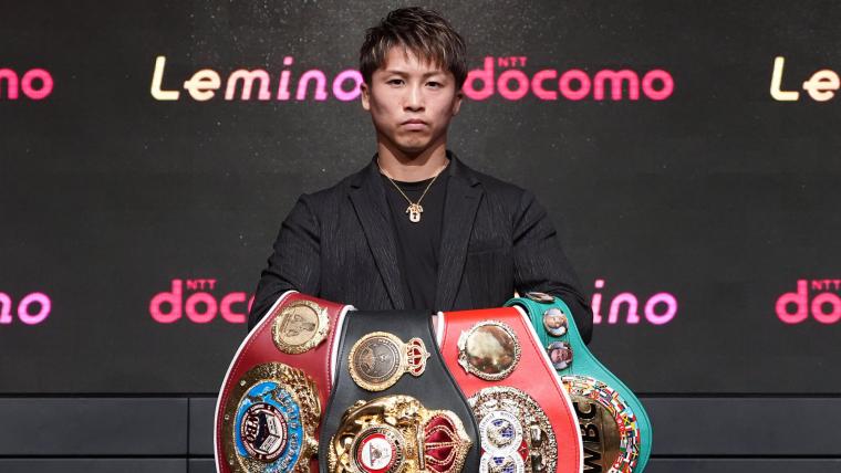 Naoya Inoue expone sus cinturones contra TJ Doheny en Tokio image