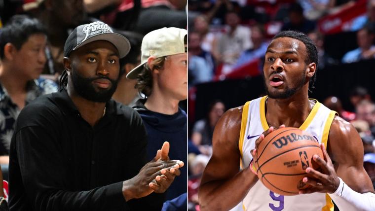 ¿Rivalidad Celtics-Lakers? La aparente crítica de Jaylen Brown a Bronny James image