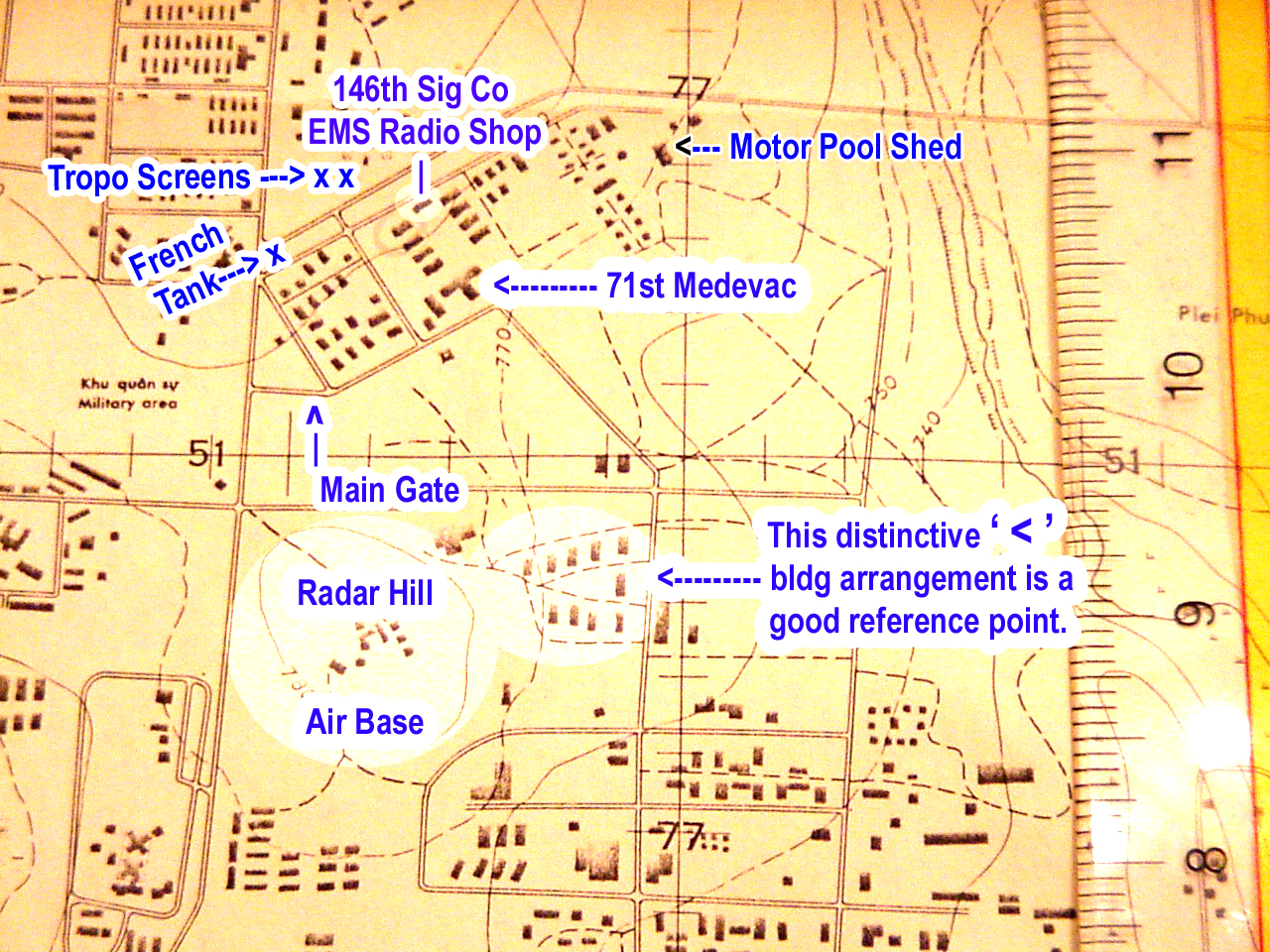 Maps and Aerial Photographs of the Pleiku area