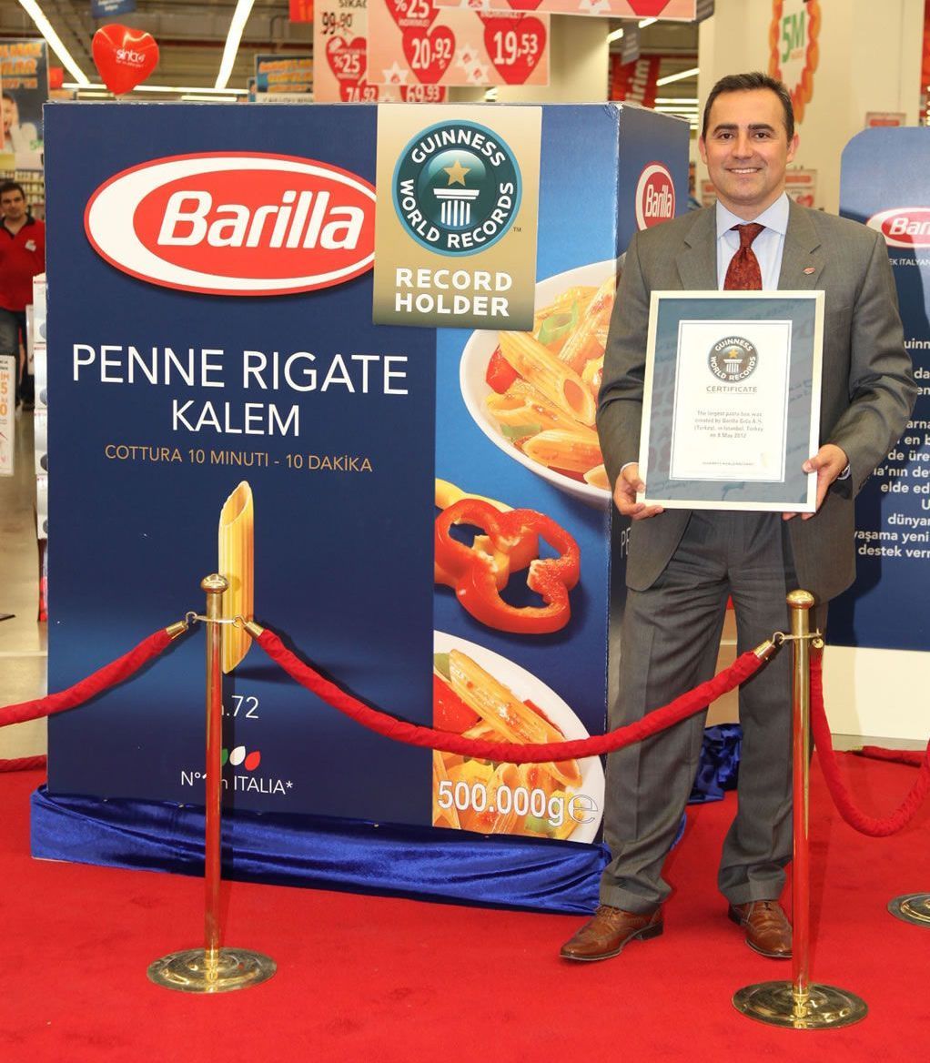 Biggest pasta box: Barilla sets world record 