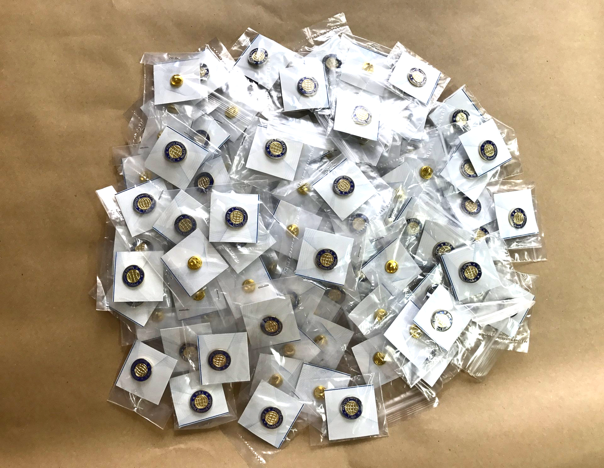 WORLD RECORD PINS (Bulk orders, mass participation)