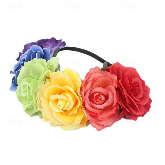 LGBT LGBTQ Rainbow Headpiece Headband Adults' Women's Gay Lesbian Pride ...