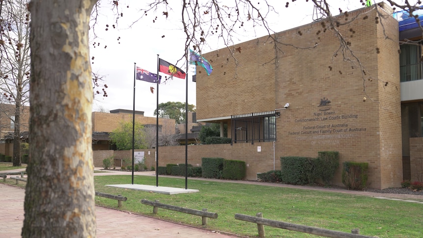 outside view of federal court in australia