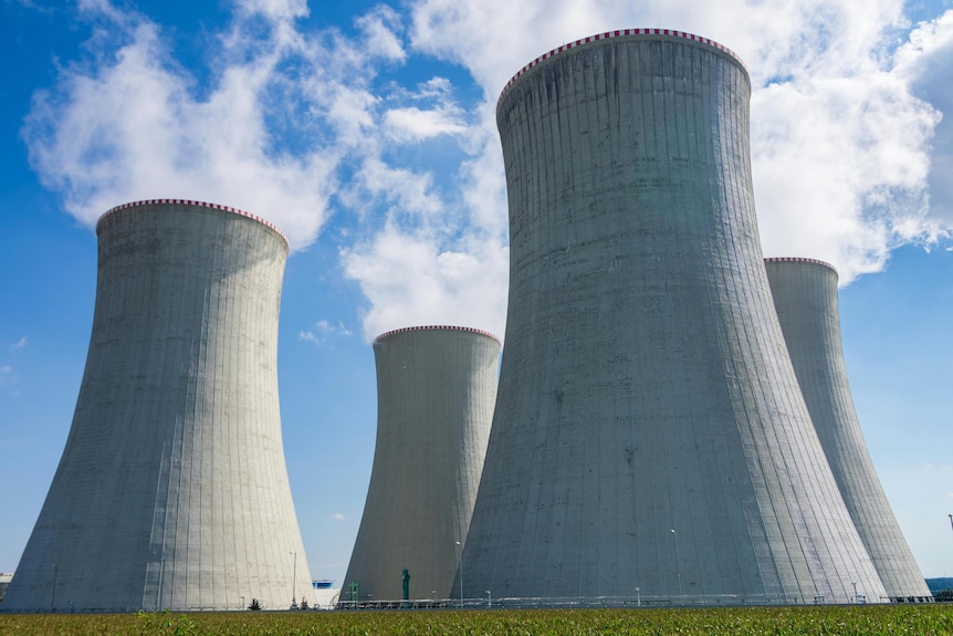 Nuclear power station chimneys