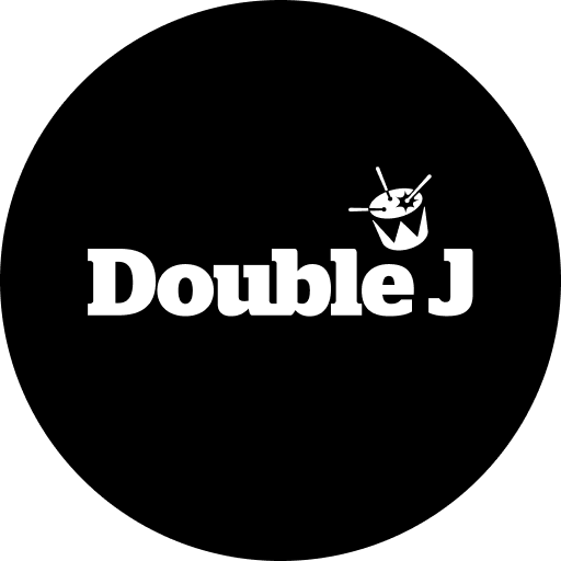 Round black Double J logo