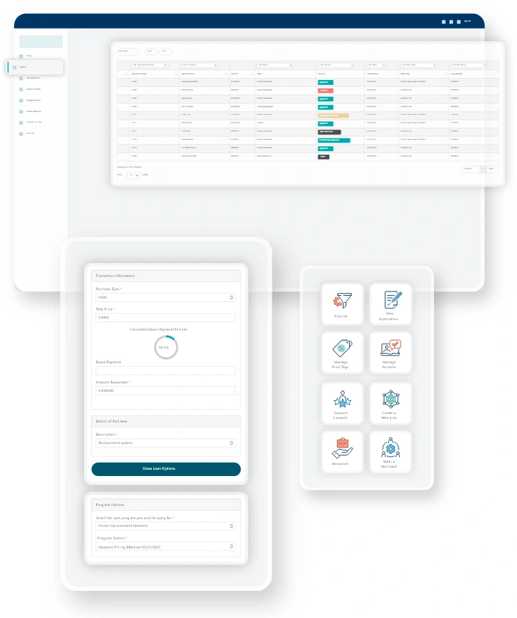 loanstar unified platform screens