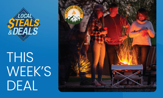 A Portable Fire Anywhere with Fireside Outdoor!