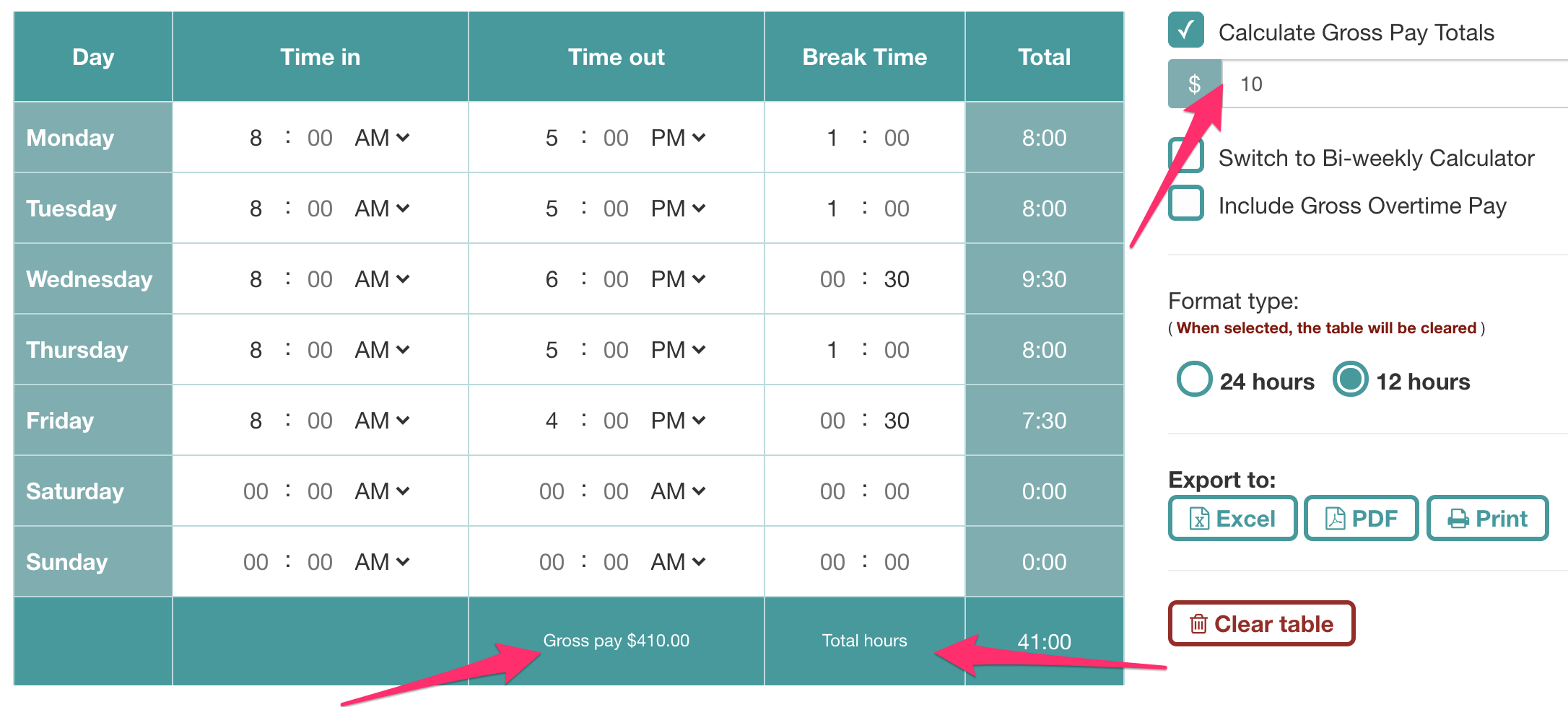 Free Time Clock