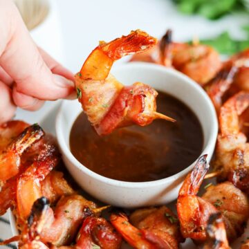 bacon wrapped shrimp Featured Image