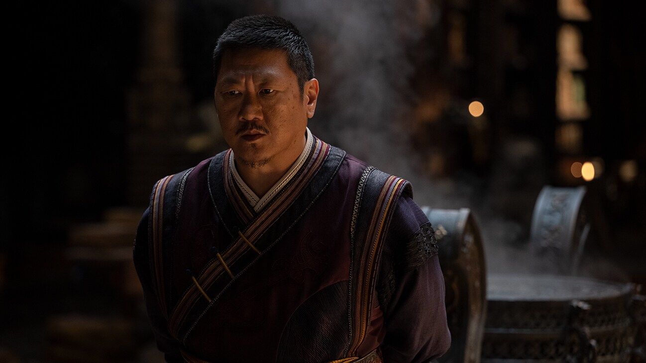 Wong (actor Benedict Wong) from Marvel Studios' Doctor Strange in the Multiverse of Madness.