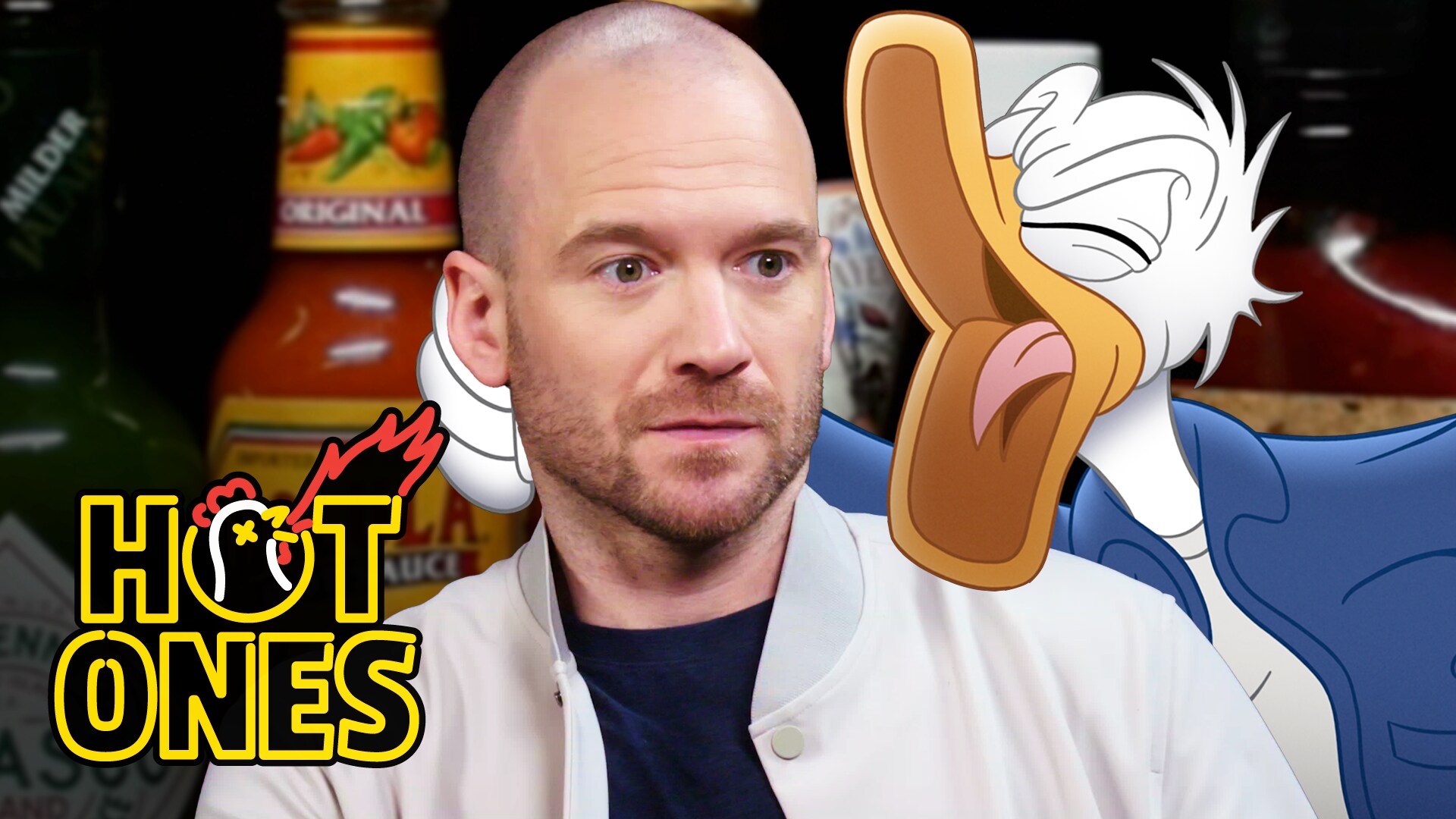 Donald Duck Tries to Keep His Cool While Eating Spicy Wings | Hot Ones