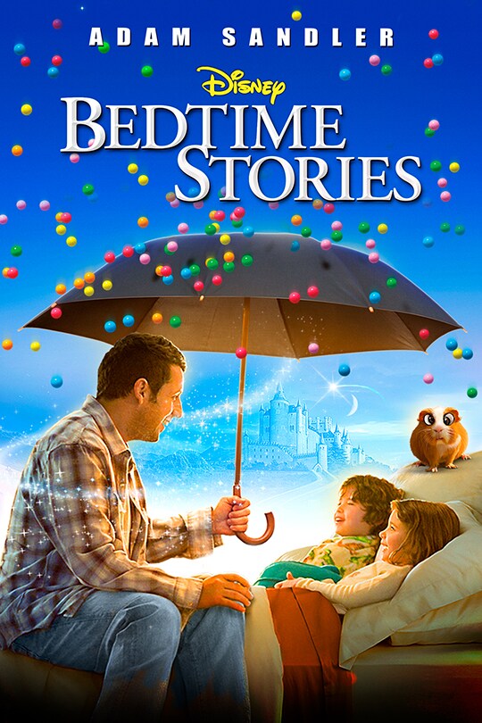 Adam Sandler, Disney Bedtime Stories movie poster