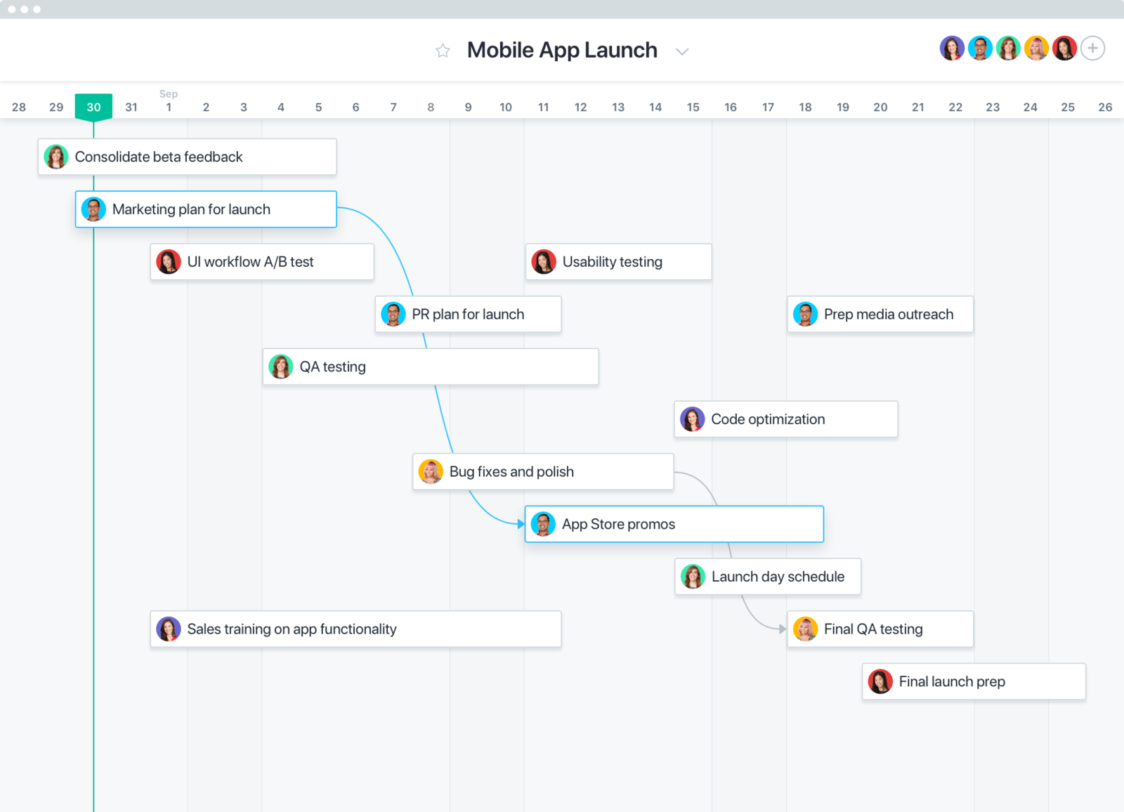 Asana Product Screenshot