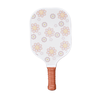 Smiley Flower LUXE Pickleball Paddle. Cute and aesthetic pickleball paddles