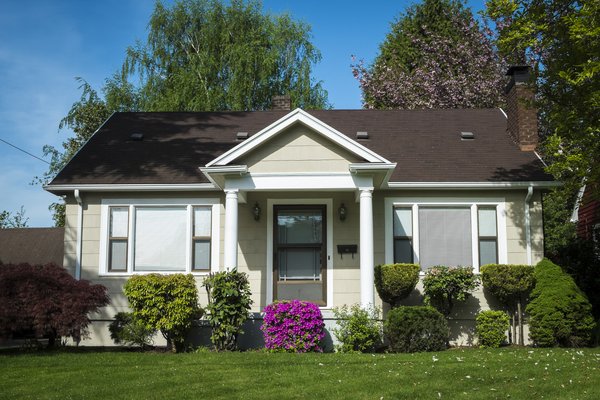 The front of a charming house.