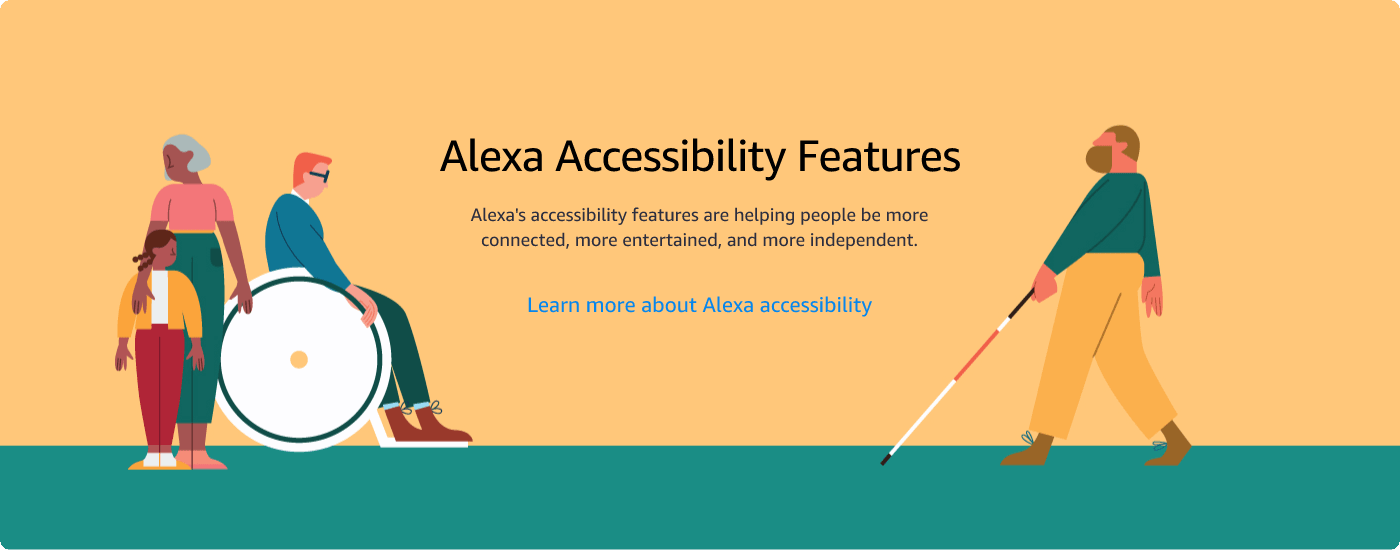 learn more about Alexa accessibility