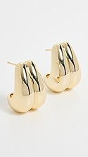 By Adina Eden Double Graduated Chunky Stud Earrings.