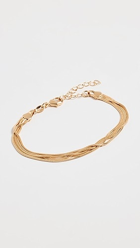 Alexa Leigh Layered Snake Bracelet.