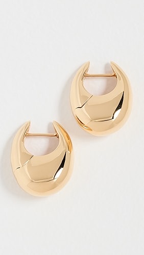 Annika Inez Large Sloping Hinge Hoops.