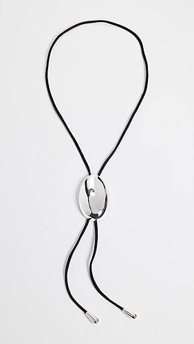 Annika Inez Verical Bolo Pendant Necklace.