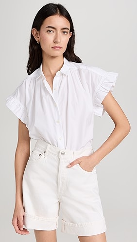 Birds of Paradis Marianne B Ruffle Sleeve Shirt.