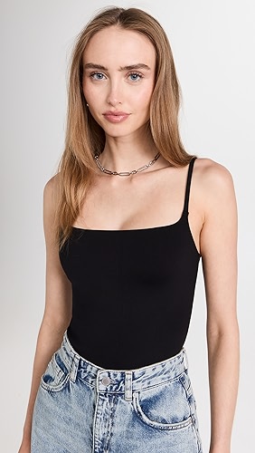 Commando Neoprene Cami Thong Bodysuit.