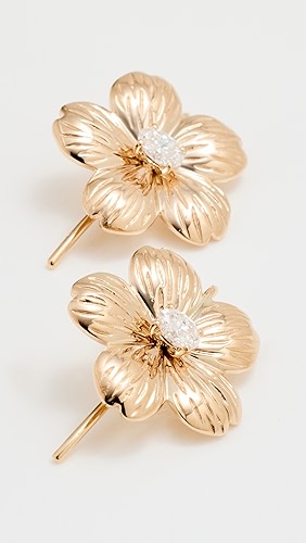 EF Collection 14k Cherry Blossom Earrings.