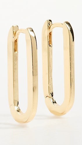 Gorjana Parker Huggie Earrings.