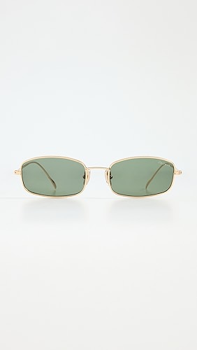 Illesteva Flushing Gold Sunglasses.