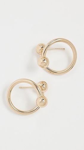 Justine Clenquet Selma Earrings.