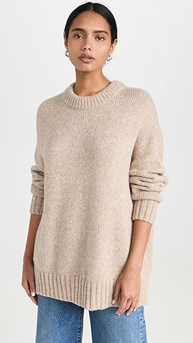 Jenni Kayne Alpaca Cocoon Crewneck Sweater.