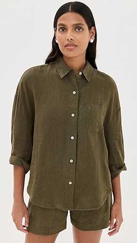 Jenni Kayne Linen Logan Shirt.