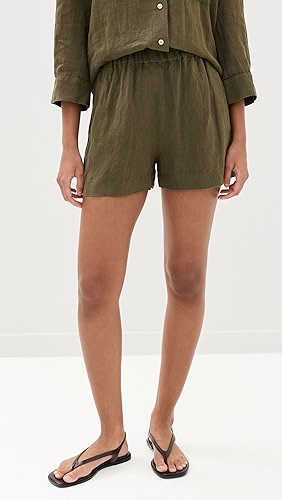 Jenni Kayne Linen Logan Shorts.