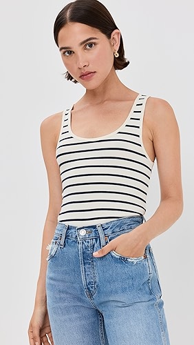 La Ligne Stripe Rib Tank.