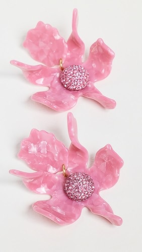 Lele Sadoughi Crystal Lily Earrings.