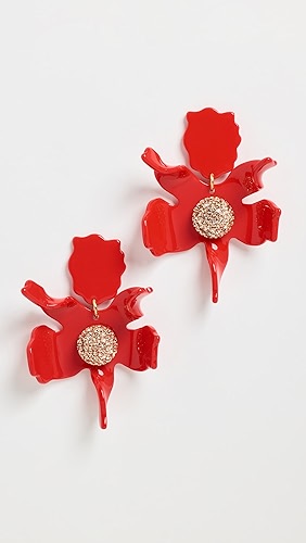 Lele Sadoughi Crystal Lily Earrings.