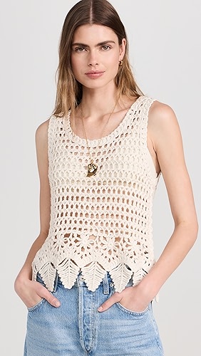 Line & Dot Kato Crochet Top.