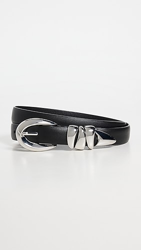 Madewell Chunky Metal Leather Belt.