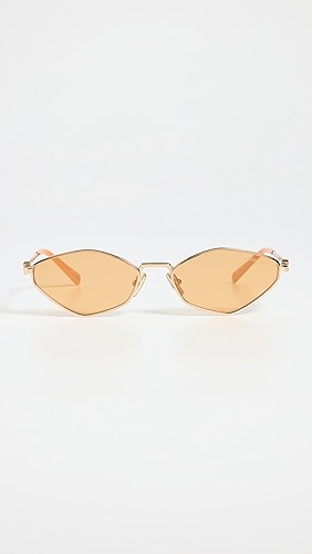 Miu Miu MU 56ZS Oval Sunglasses.