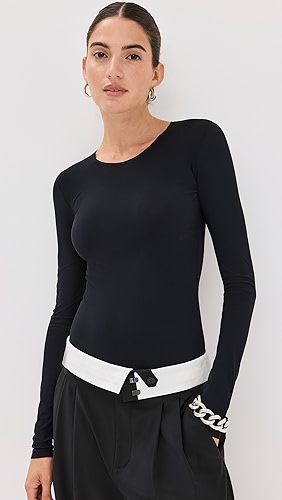 MM6 Maison Margiela Lycra Jersey Bodysuit.