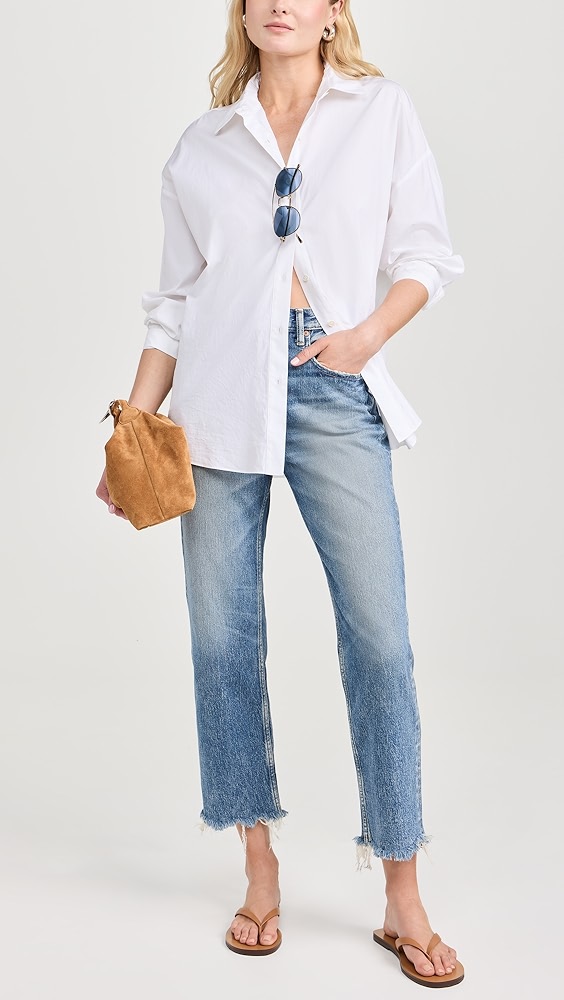 MOUSSY VINTAGE MV Mabel Wide Straight Jeans