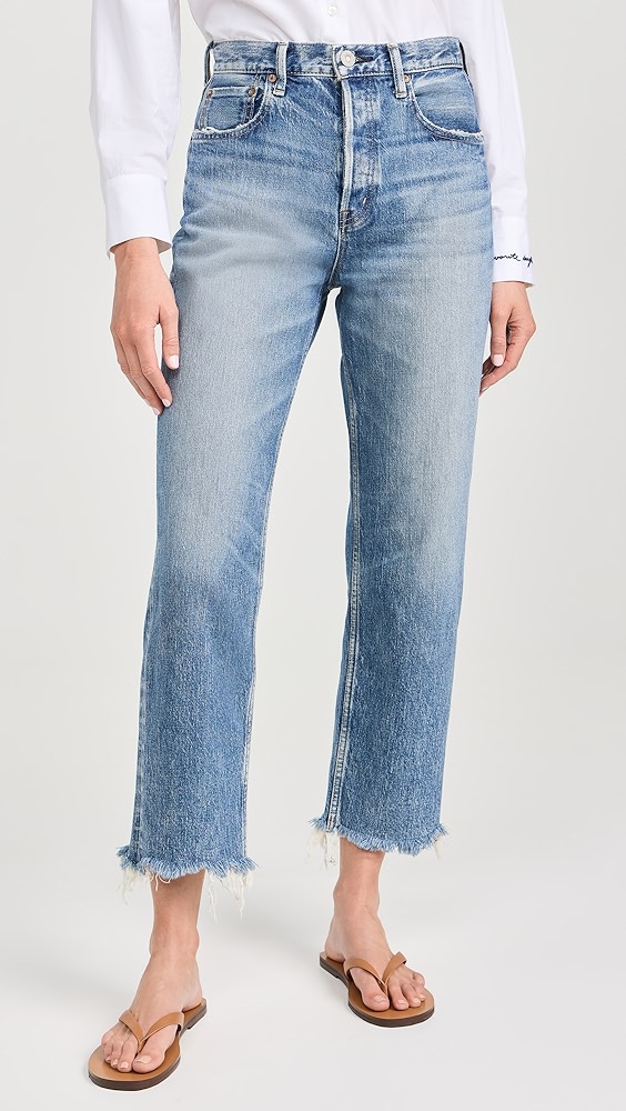 MOUSSY VINTAGE MV Mabel Wide Straight Jeans