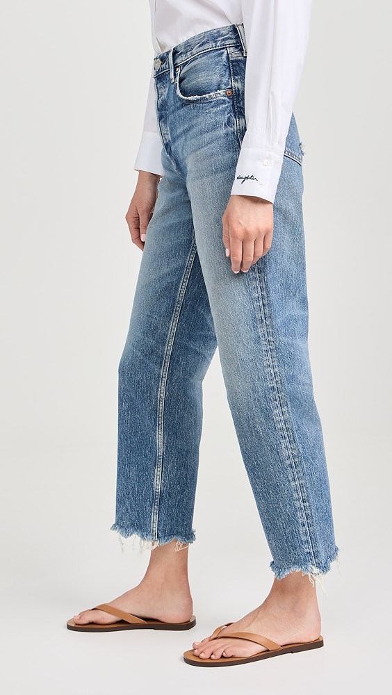 MOUSSY VINTAGE MV Mabel Wide Straight Jeans