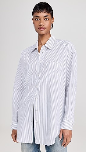 Marissa Webb Davie Stripe Button Down Shirt.