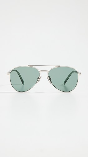 Prada Prada PR A58S Aviator Sunglasses.