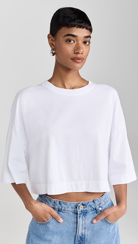 perfectwhitetee Ringspun Cotton High Line Tee