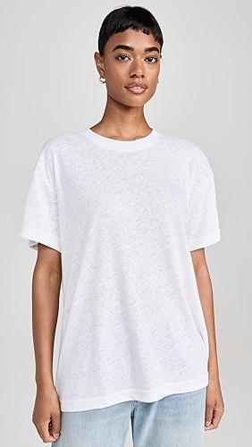 perfectwhitetee Faith Linen Tee.