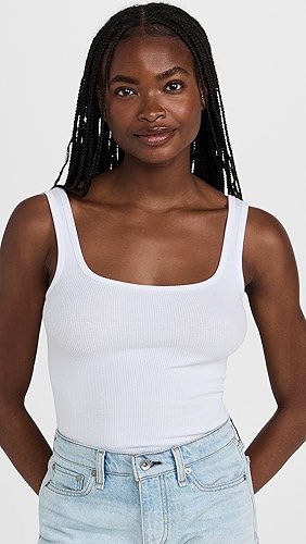 rag & bone The Essential Rib Scoop Neck Tank.