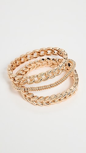 Roxanne Assoulin The Golden Age Bracelets Set Of 3.